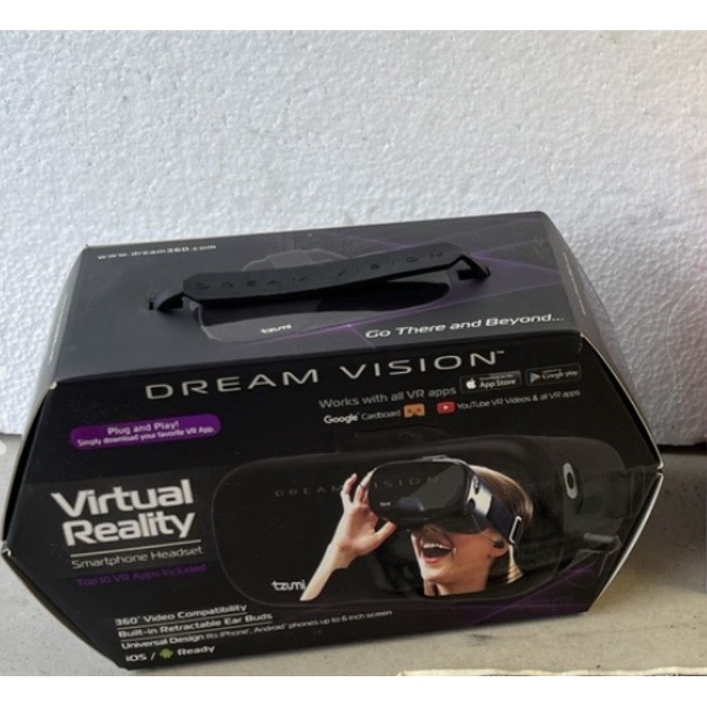 Tzumi Dream Vision Pro Virtual Reality Headset with Bluetooth